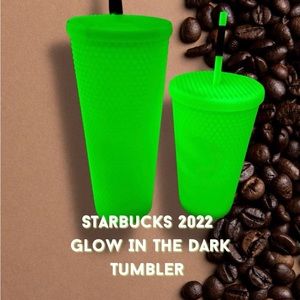 2022 Starbucks Glow In the Dark Tumbler 18oz SUPER RARE !!!